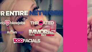 BLOWPASS - Jealous Hazel Moore Begs Ex For Throat Fuck - Pov