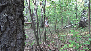 Flashing My Pussy in the Woods