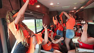 Naughty girls sex orgy unbelievable X-rated clip