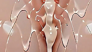 Handsome Hero Embraces Beautiful Maiden in Candlelit Bedroom Passion Night (ai)