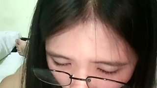 Sucking my Stepbrother's dick while resting - POV