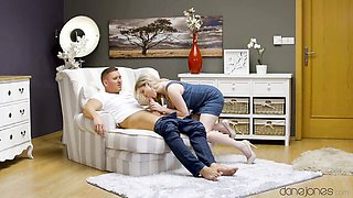 Dane Jones featuring Georgie Lyall and Marc Rose's orgasm movie