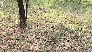 Fucked by a school student in forest,she first time forest outdoor sex by her school life boy friend.