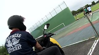 College emo teen fingers to orgasm