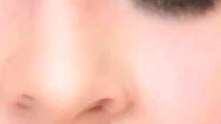 Glass Sex Addicts Scene-1_sexy Slim Brunette Babe Inserts a Long Glass Dildo