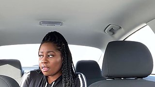 CAR CUM BEFORE BESTIE COMES BACK