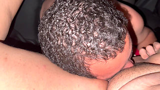 Stepdad fucks me really nice in the car and fucks me really nice and I give that giant cock a good blowjob.