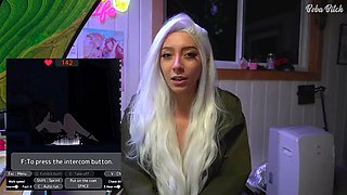 REAL LIFE PUBLIC EXHIBITIONIST PLAYS HENTAI FLASHING GAME: Secret Flasher Sereka-san