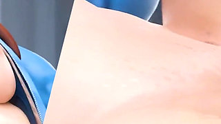 Brigitte Big Black Gym Trainer Stretches Her Tight Holes - Training Session Gone Wild Overwatch 3D