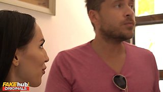 Step sister in law is married but wants a smooch and a internal cumshot in her ass