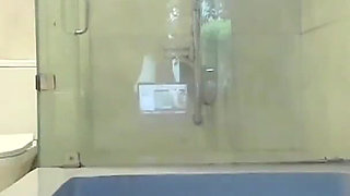 Goddess Bathing Naked, Masturbation with a Dildo, Orgasm