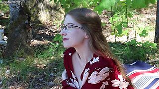 Orgasm in the Forest - Peeker POV