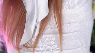 Bride Gets Fucked in the Ass on Her Wedding Day Anal Solo Roleplay