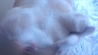 Cleaning My Tits in the Shower