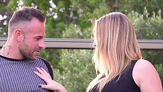 German teen tourist gets picked up and fucked on mallorca