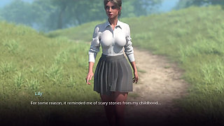 Village Slut Tranformation - Busty Dirty Blonde University Girl Gets Lost in a Strange Village