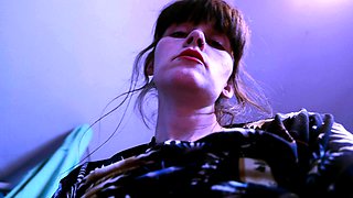 Busty amateur babe pissing and sucking big cocks