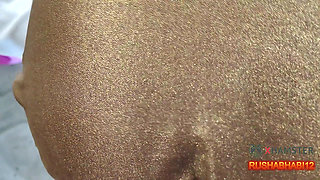 indian coupl eShares bed with StepMom while his StepSister hides under the bed inHindi Audio