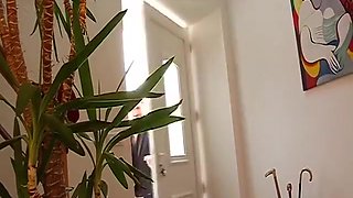 Pretty French Lady Gets Anally Banged In The Public Bathroom