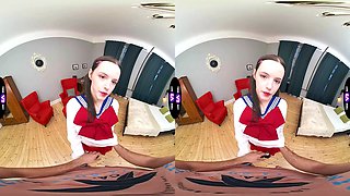 Pigtails, vr porn, school girl