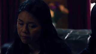 Comforted Stepmother with His Big Cock After Her Husband's Funeral
