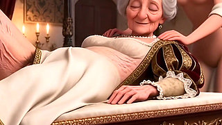 Old British Noble Women in the Tudor Era.