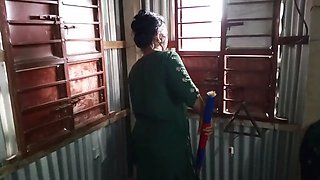 Stepson fucking stepmom village at home