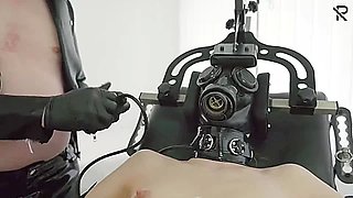 Helpless Rubber Patient Gets Anal And Pussy Treatment While Doctors Examination