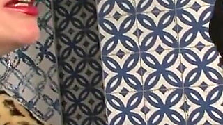 Humiliated the masked foot fetish guy