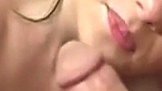 Toe Sucking Blonde Spreads Wide for Dripping Camel Toe Cream