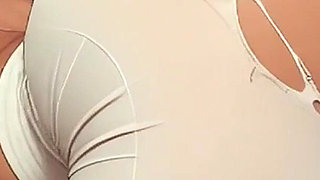 Creamy Pussy Fuck! Gym Sex! Torn Leggings Fuck Doggystyle