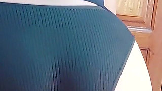 POV My Ass with Black Panties Causes Multiple Shots of Milk Before I Leave for Work