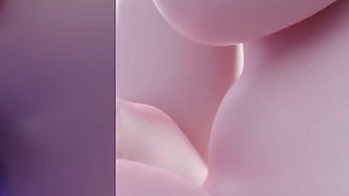 Curvy Mei Huge Boobs Purple Toy Anal Gape Stretch & Sperm Belly Inflation - 3D Rule34 Animation