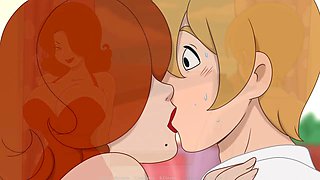 Cartoon fantasy, the secret of house, slut girlfriend