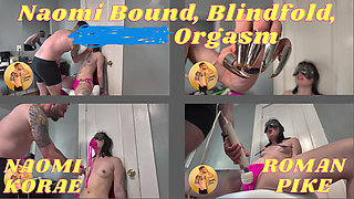 Naomi Bound Blindfold Orgasm 4K