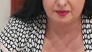 POV: My Busty Stepmom Nicole Smokes a Cigarette While Sucking My Stepfather's Cock Until He Cums in Her Mouth.