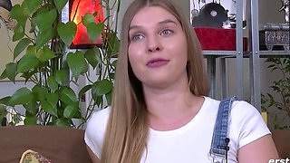 Blonde doll milks with gigantic all-natural tits