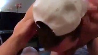 Bearded Stud Loves Cum from Amateur Hunks