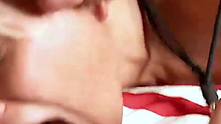 Cute blonde teen with big tits is getting fucked by her bf