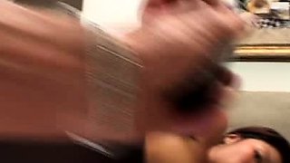 Asian japanese schoolgirl plays with anal toys