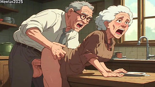 Granny and old man compilation Cartoon Hentai Animation