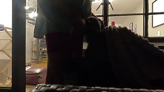 Moonlight Temptation: Black Swan Sucks Big Dick, Cum in Mouth, Tight Pussy Pounded Hard
