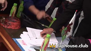 Wild Brit stunners in lingerie double invasion