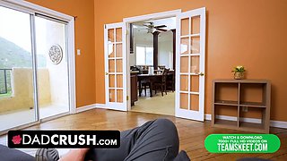 Bratty step daughter ellie nova is always playing sexual pranks on her virgin stepdaddy - dadcrush