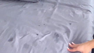 While Husband Is Away Best Friend Stretches Shy Wife's Tight Ass with Plugs and Fucks Her Juicy Pussy