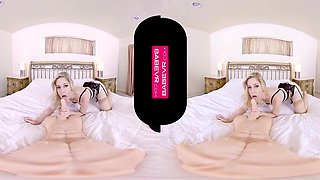 Charlotte Stokely, Virtual Reality And Lina Paige In Light-haired Doll Needs De-Strain Fuck-a-thon