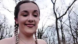 Chubby Brunette Big Boobs Dildo Masturbation