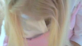 Teeny Shaves and Then Does Phone Sex