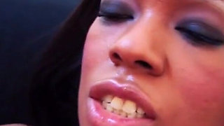 Ebony Big Tit MILF Ebony Godexx in Hot Interracial Action with Big White Cock Stud
