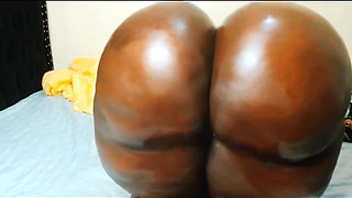 Ebony SSBBW Doggy Style Farts and Gapes